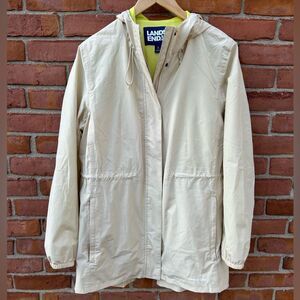 Land’s End Women’s Cream Tan Rain Jacket